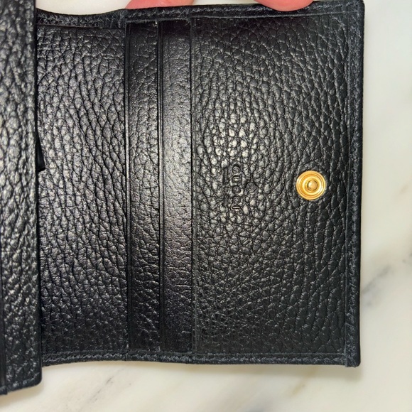 GUCCI Black Leather Card Case Wallet - Picture 6 of 12